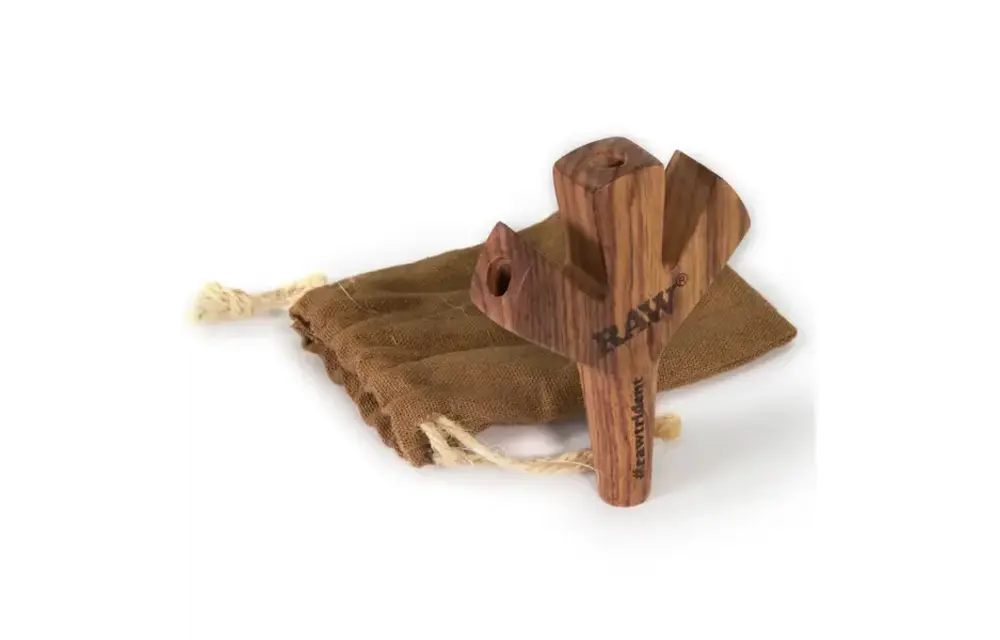 Raw - Cigarette Holder Wooden Trident