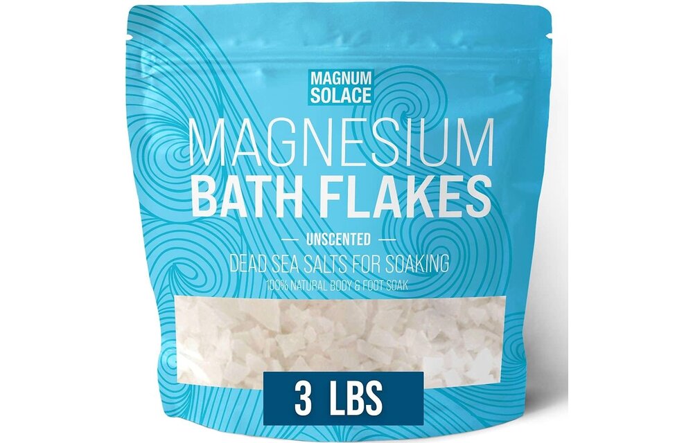 Magnum Solace - Magnesium Bath Flakes Dead Sea Salt Soak 3lbs