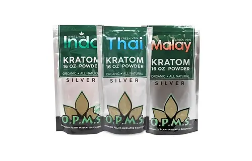 OPMS - Kratom Powder Silver 16oz