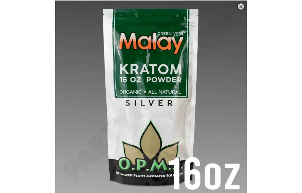 OPMS - Kratom Powder Silver 16oz