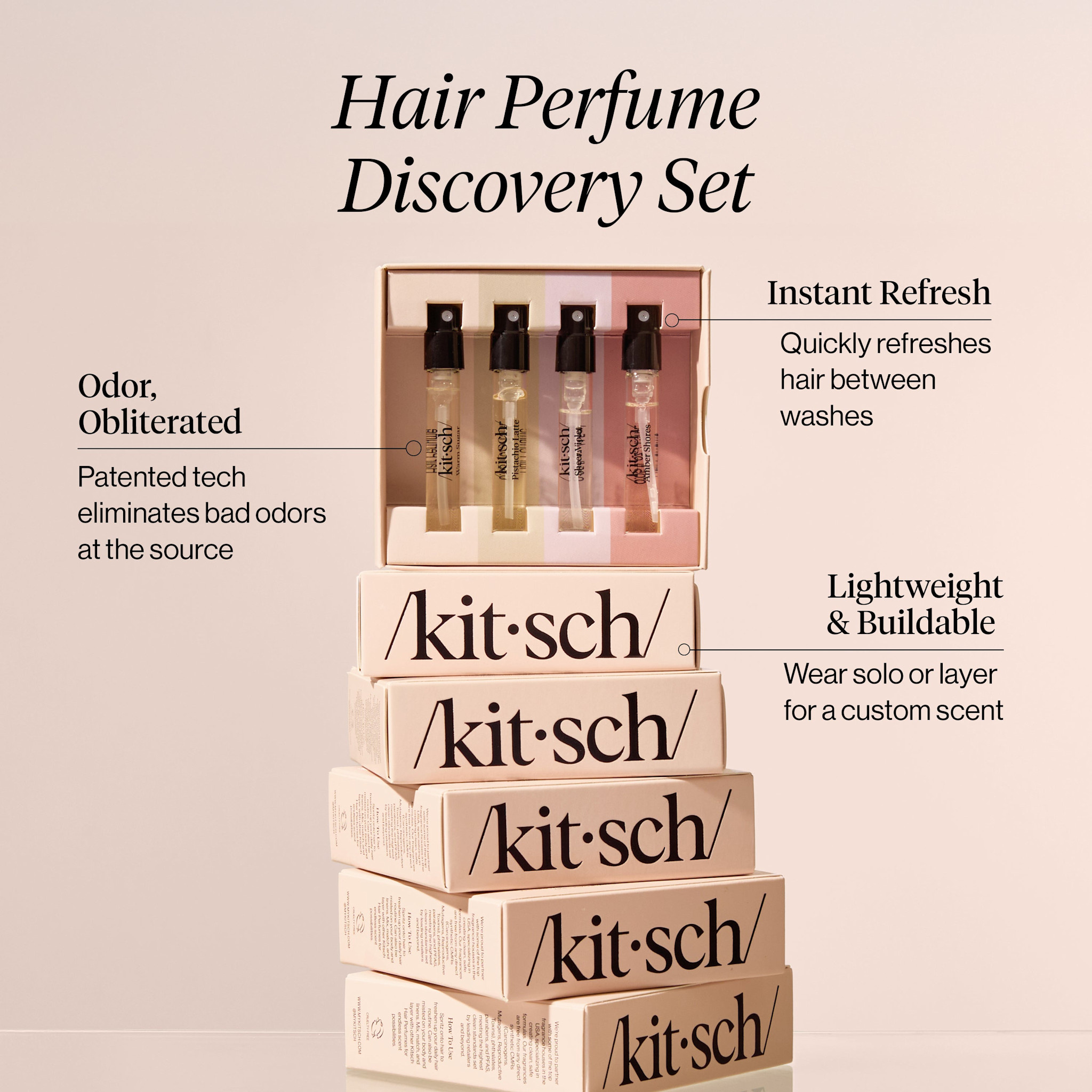 Kitsch - Hair Perfume Sampler 4oz x4 Discovery Set