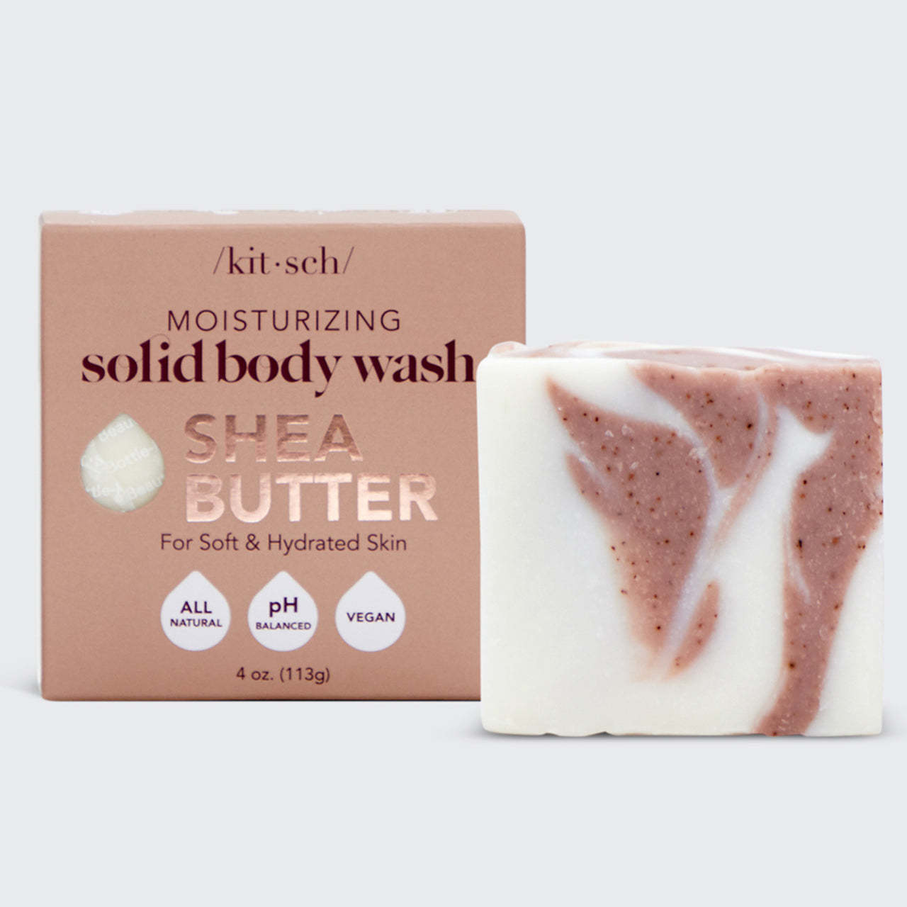 Kitsch - Solid Body Wash 4oz Shea Butter