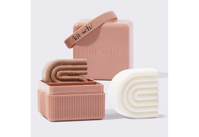 Kitsch - Solid Shampoo and Conditioner Travel Case Terracotta
