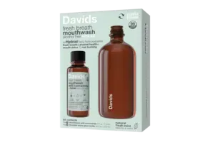 Davids - Fresh Breath Mouthwash Refill Kit Natural Fresh Mint