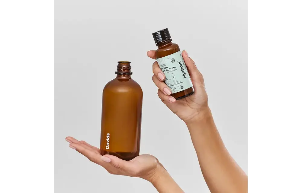 Davids - Fresh Breath Mouthwash Refill Kit Natural Fresh Mint