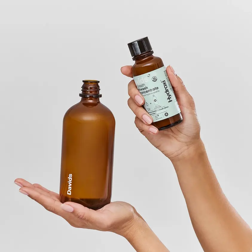 Davids - Fresh Breath Mouthwash Refill Kit Natural Fresh Mint