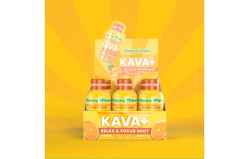 Happy Hippo - Kava with 5-UMP Shot KAVA+ 2oz