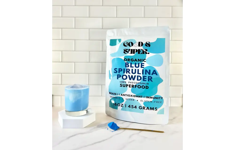 Good & Super - Superfood Organic Blue Spirulina Powder 2oz