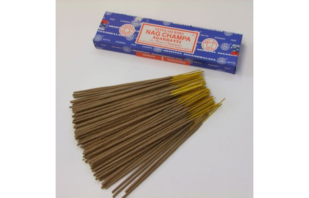 Satya - Aroma Incense Sticks 100g Nag Champa (Blue Box)