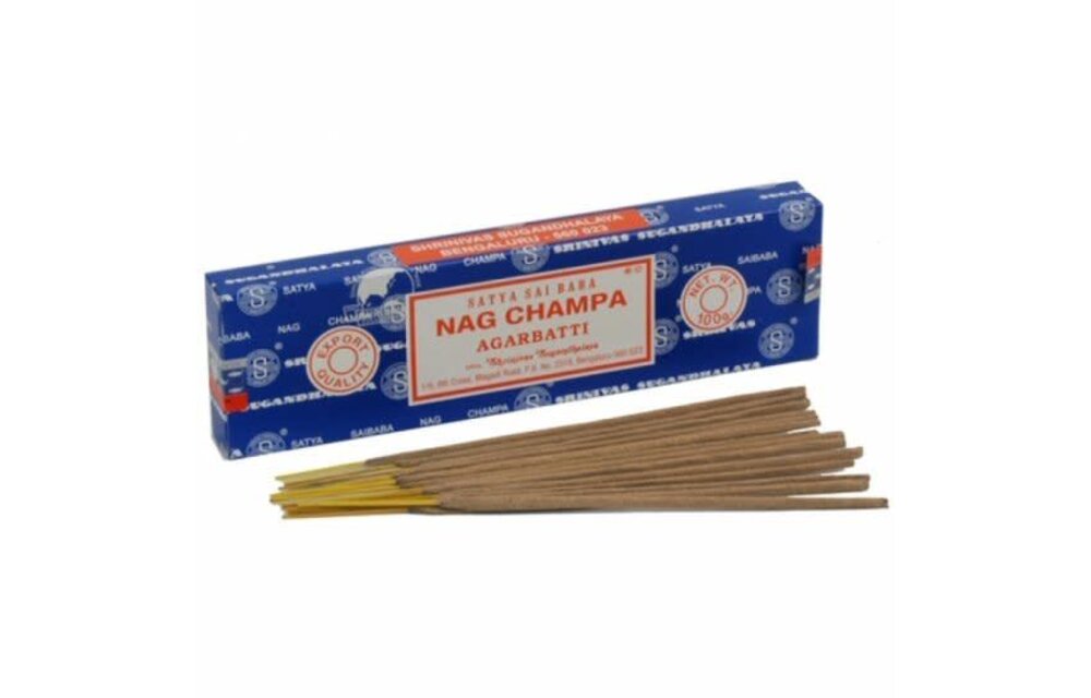 Satya - Aroma Incense Sticks Nag Champa (Blue Box) 40g