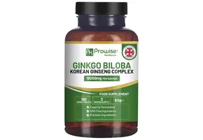 Prowise Healthcare - Ginkgo Biloba Korean Ginseng Complex Supplement 16000mg 180ct