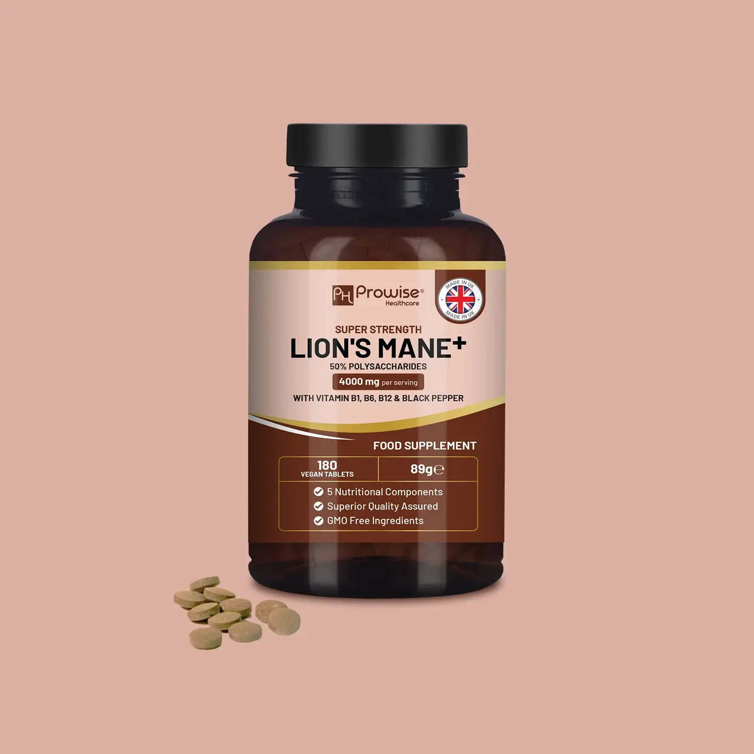 Prowise Healthcare - Lions Mane Functional Supplement 4000mg 180ct
