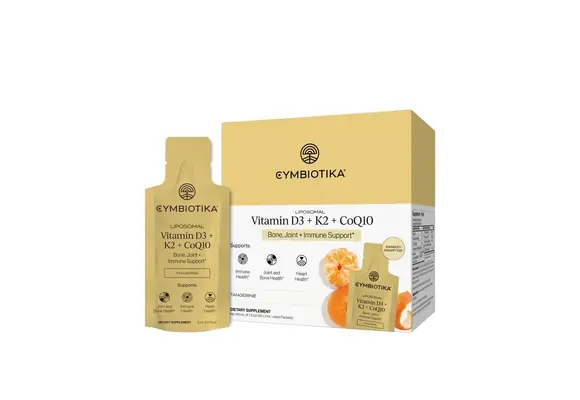 Cymbiotika - Liquid Supplement Vitamin D3 K2 CoQ10 (Bone, Joint & Immunity) 5mL