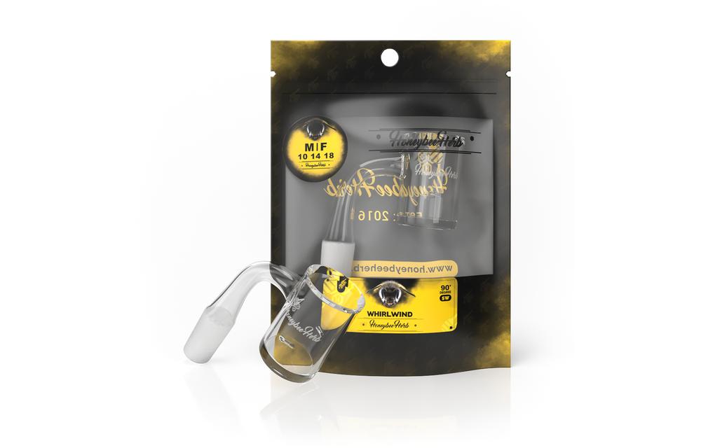 Honeybee Herb - Quartz Banger BLACK LABEL Whirlwind 14mm 90°