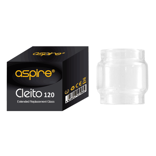 Aspire- Replacement Extended Glass Cleito 120 1ct