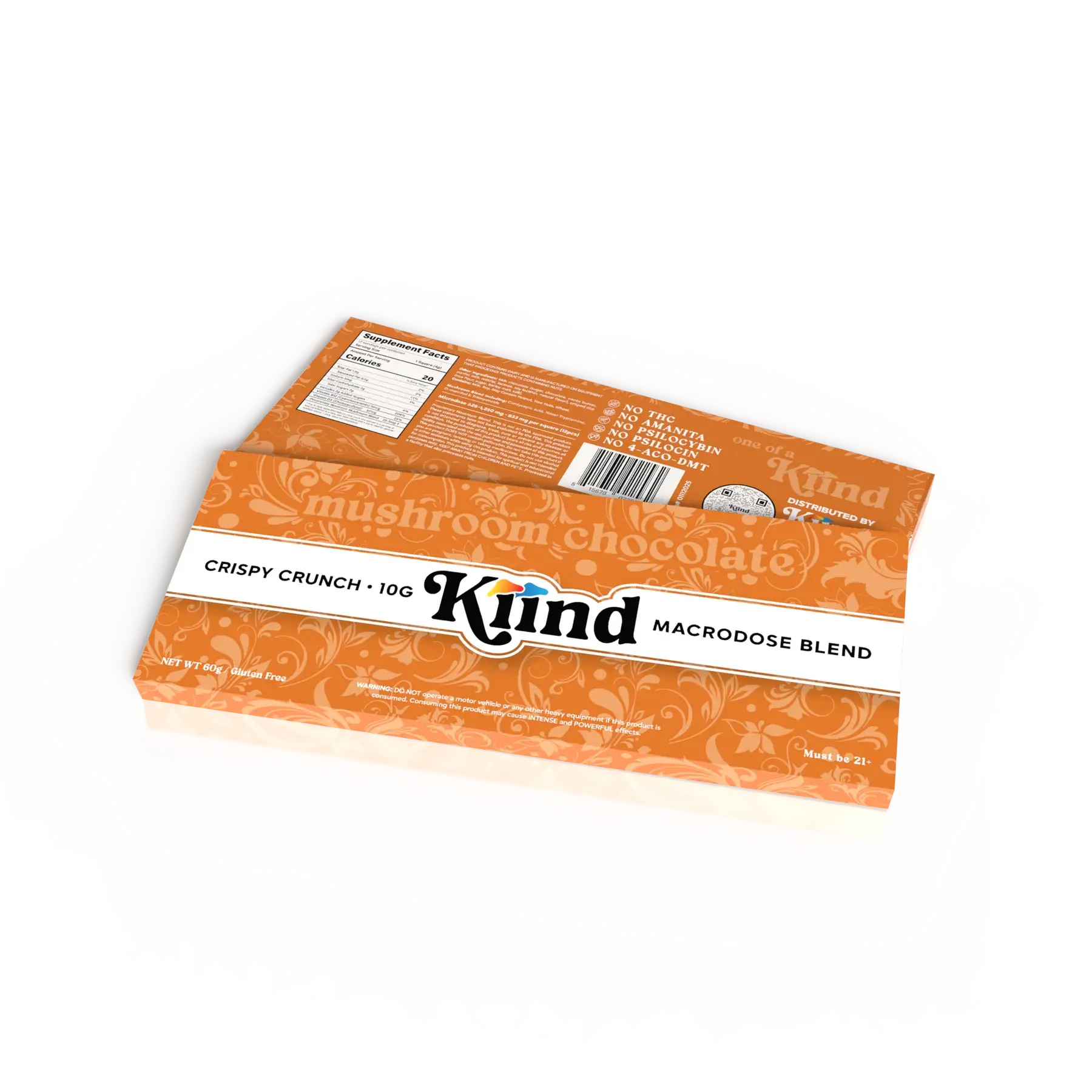 Kiind - Mushroom Chocolate Macrodose Blend 10g Crispy Crunch