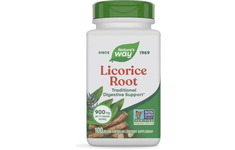 Nature's Way - Licorice Root Dietary Supplement 900mg 100ct