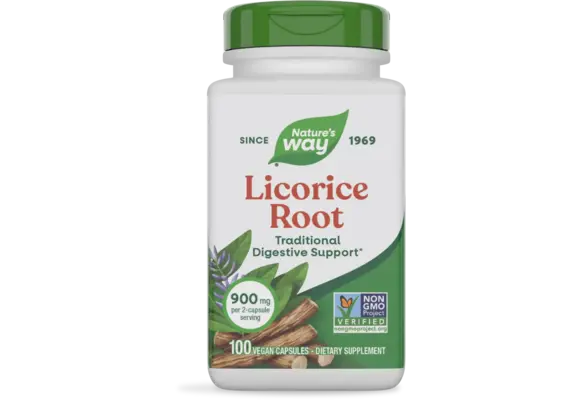 Nature's Way - Licorice Root Dietary Supplement 900mg 100ct