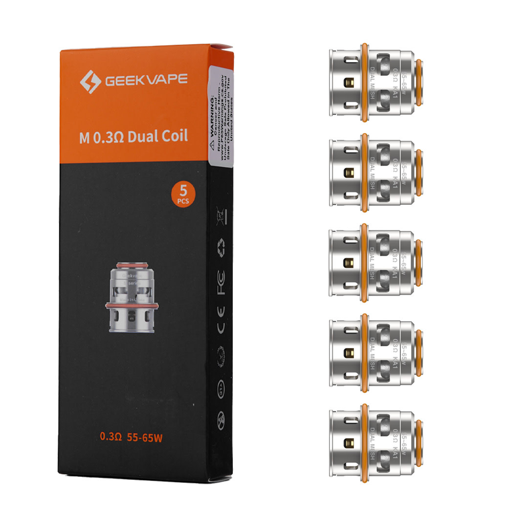 Geek Vape - Coil Atomizer M0.3 Mesh .3Ω 5pk