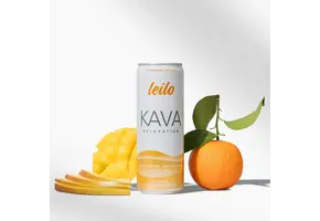 Leilo - Kava Seltzer 12oz Tangerine Mango