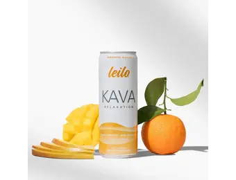 Leilo - Kava Seltzer 12oz Tangerine Mango