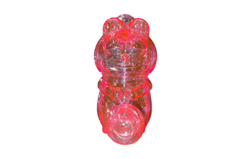 TGR - Water Pipe Oil Burner 4.5" Pink Garfield