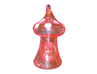 TGR - Water Pipe Oil Burner 4.5" Pink Mushroom