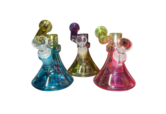 TGR - Water Pipe Glass Mini 4.5" Tie Dye Colorway