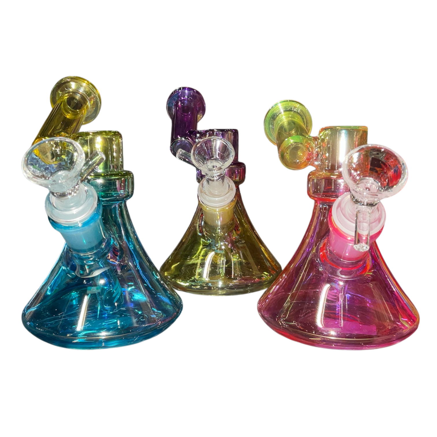 TGR - Water Pipe Glass Mini 4.5" Tie Dye Colorway