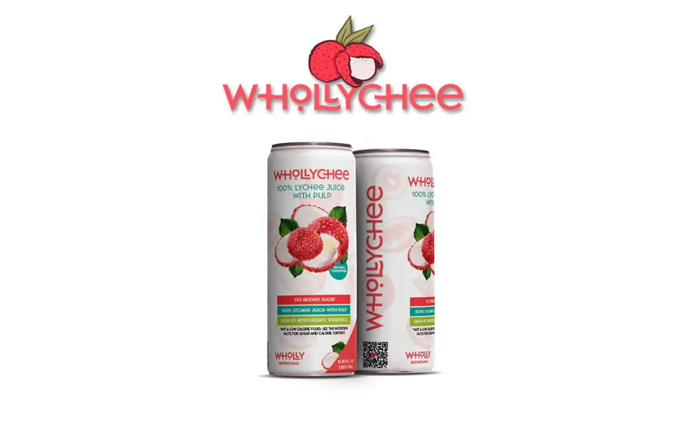 Whollychee - Lychee Juice w/ Pulp 11.15oz