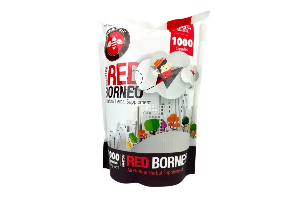 Bumble Bee - Kratom Capsule Red Vein Borneo Premium 1000ct