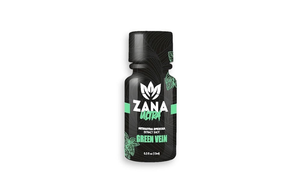 Zana - Kratom Liquid Extract Shot Ultra 15ml Green Vein