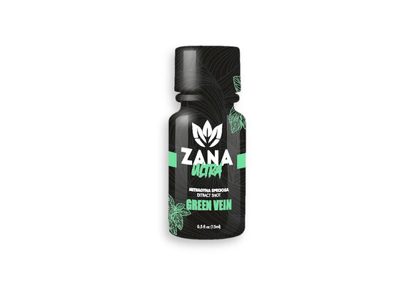 Zana - Kratom Liquid Extract Shot Ultra 15ml Green Vein