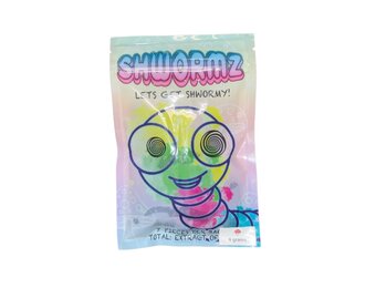 Shwormz - Mushroom Gummies 6g 8pcs Green Apple