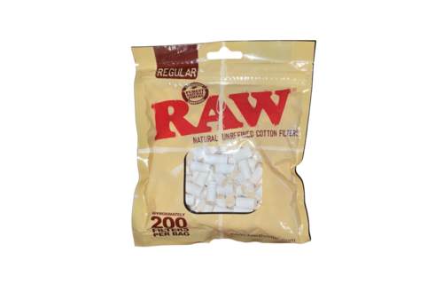 RAW - Cotton Filters Natural Unrefined 200ct