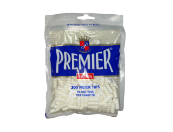 Premier - Cotton Filter Tips 18mm 200ct