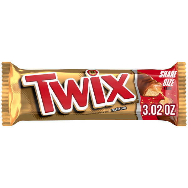 Twix - Chocolate Candy Caramel Cookie Bar 3.02oz