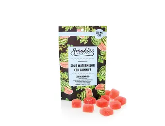 Smokiez - CBD Edible Gummies 250mg CBD 10ct Sour Watermelon