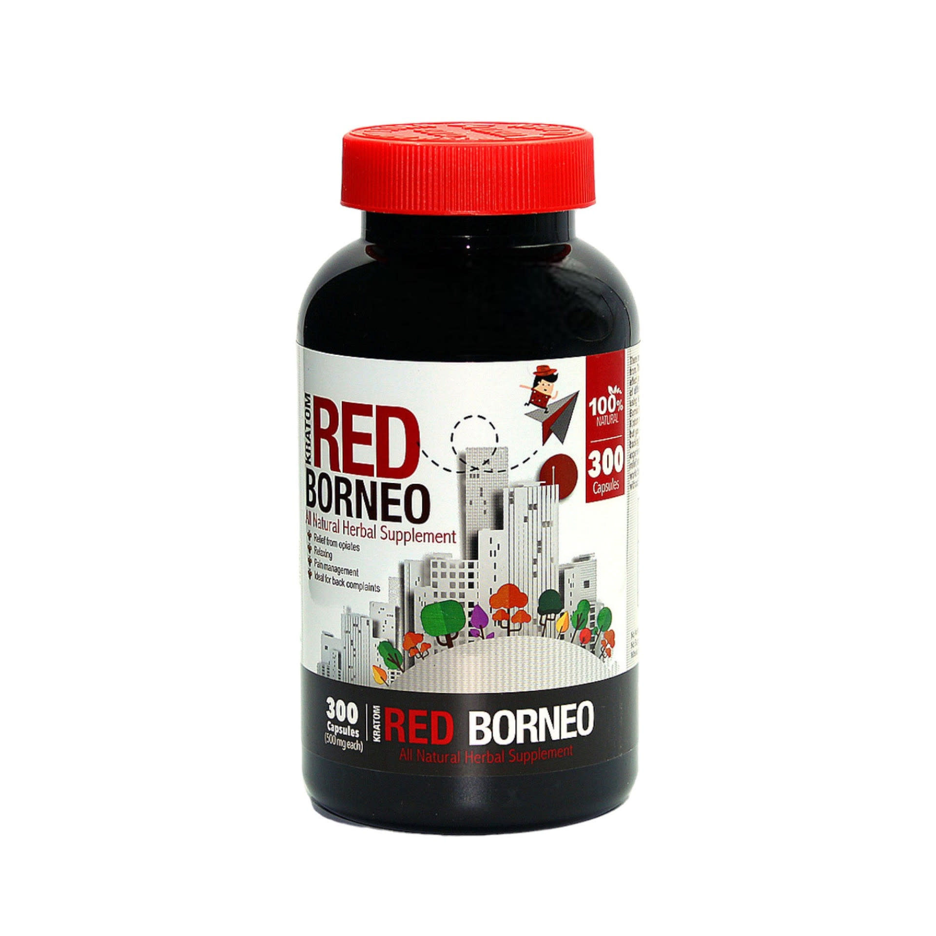 Bumble Bee - Kratom Capsules 300ct Red Vein Borneo