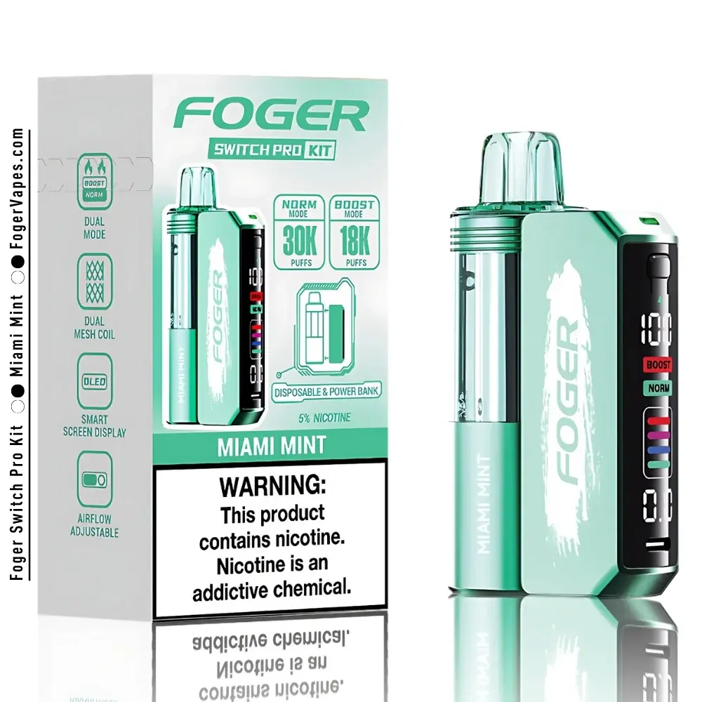 Foger - Rechargeable Vape Switch Pro Kit 30k Puffs