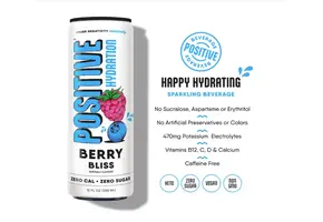 Positive Hydration - Sparkling Beverage All Natural Caffeine Free 12oz