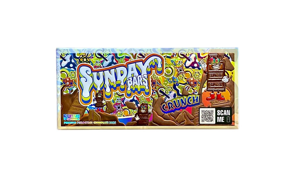 Sunday Bars - Functional Chocolate Bars 5g Crunch