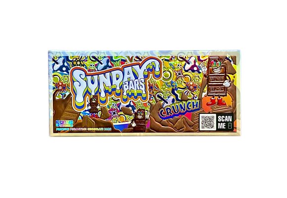 Sunday Bars - Functional Chocolate Bars 5g Crunch