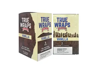 Backwoods - Leaf Wrap True Wraps 5pk Original Vanilla