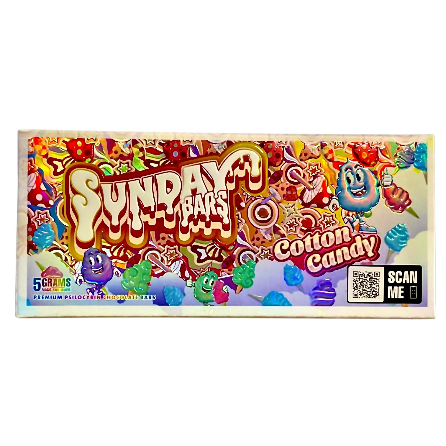 Sunday Bars - Functional Chocolate Bar 5g Cotton Candy