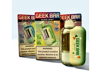 Geek Bar - Disposable Vape CLR Rechargeable 50k