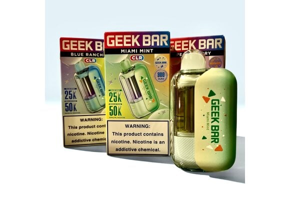 Geek Bar - Disposable Vape CLR Rechargeable 25000 Puffs