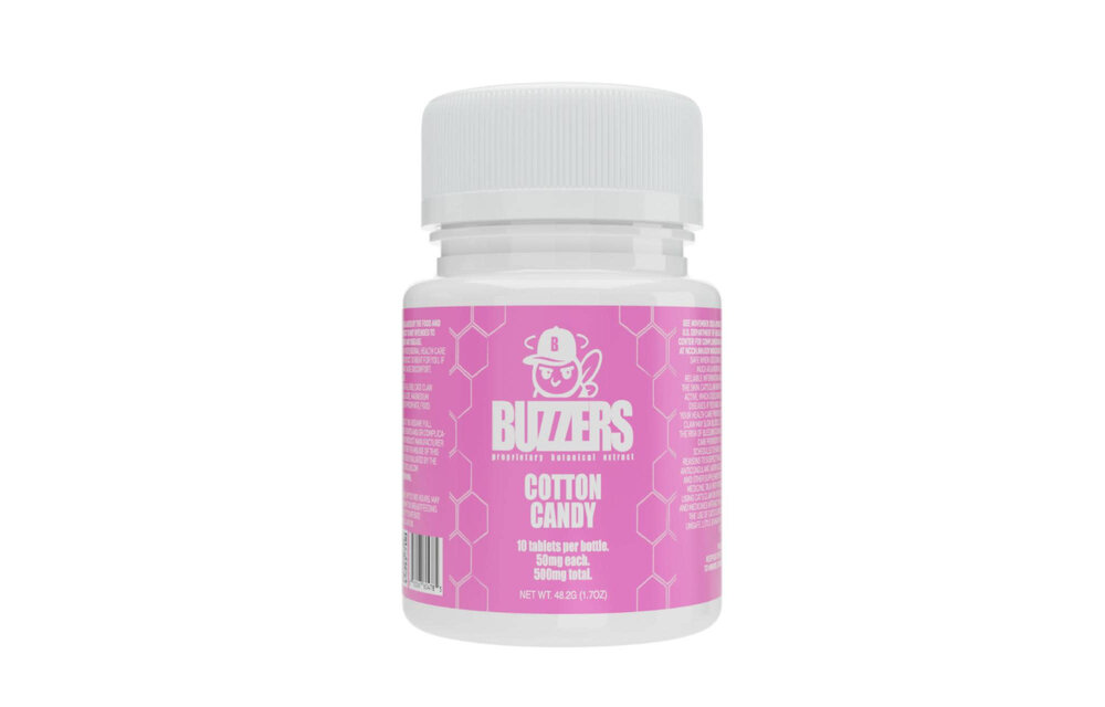 Buzzers - Cats Claw Extract 500mg 10ct Cotton Candy