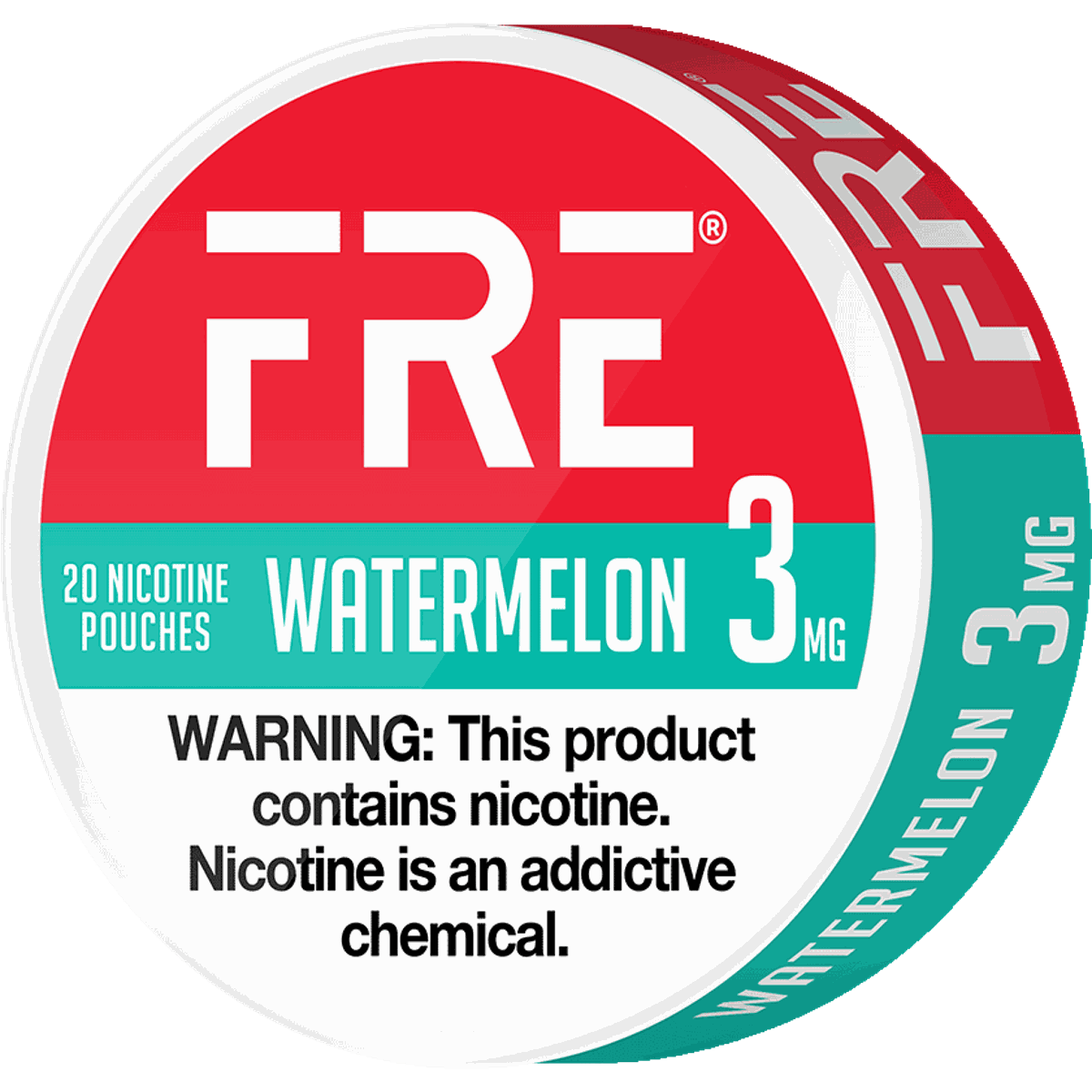 FRE - Snus Nicotine Pouch 3mg 20ct Watermelon