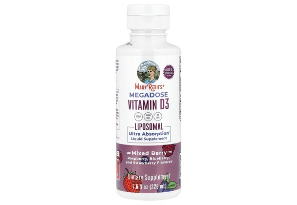 Mary Ruth's - Vitamin D3 Supplement Megadose 7.6oz Mixed Berry